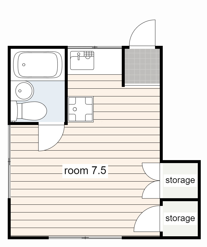 コーポMAKIの間取り