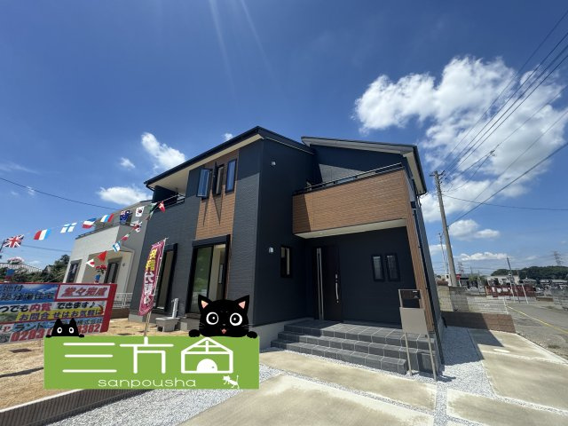 新築　太田市新田市野井町第1　Livele Garden.S　2号棟の外観|現地写真　完成しました！物件のご内覧等、お気軽にお問合せください♪　							

