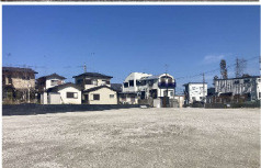 栗東市上砥山の事業用地の外観