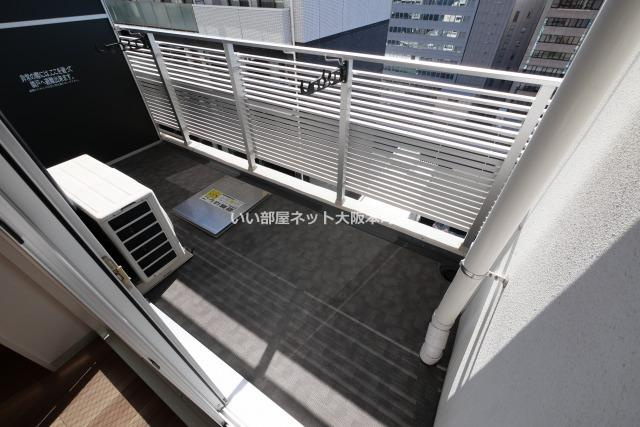 プレサンス松屋町駅前デュオのバルコニー