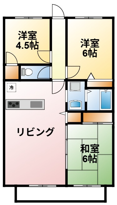 コスモ茂原の間取り