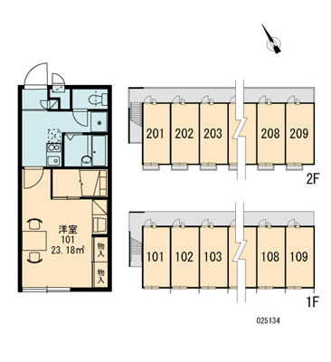 【区画図】 | レオパレスアークハイム | 画像3