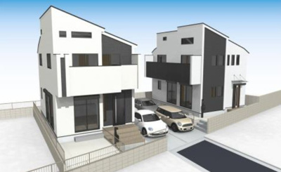 【外観パース】 | 【HP限定公開】小金井市貫井南町5丁目　新築戸建　全2棟（1号棟）
