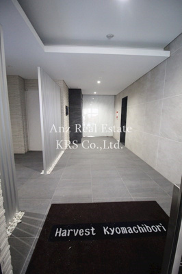 【ロビー】 | ハーヴェスト京町堀 | 落ち着いた空間のロビー♪