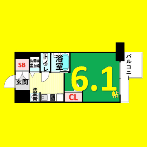 プレサンス錦プレミアム　名古屋市賃貸　仲介手数料無料の間取り