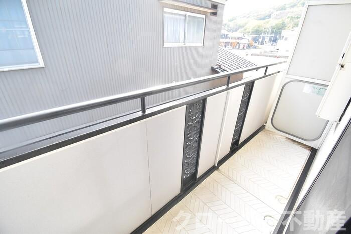 セジュール山西 B棟のバルコニー|バルコニー