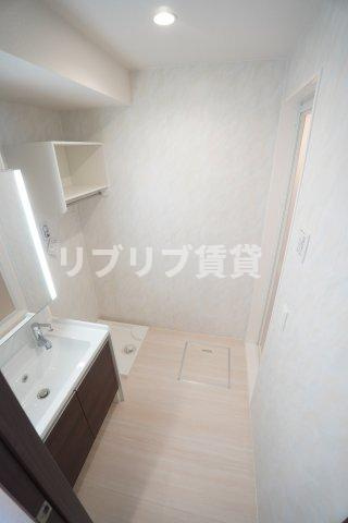 D-ROOM都賀２丁目ⅡーA棟の洗面所