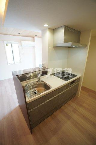 D-ROOM都賀２丁目ⅡーA棟のキッチン