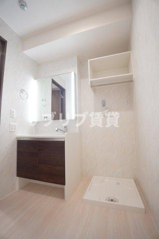 D-ROOM都賀２丁目ⅡーA棟の洗面所