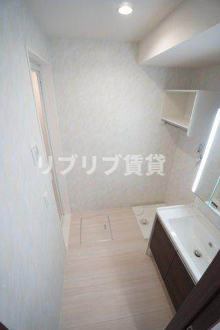 D-ROOM都賀２丁目ⅡーA棟の洗面所