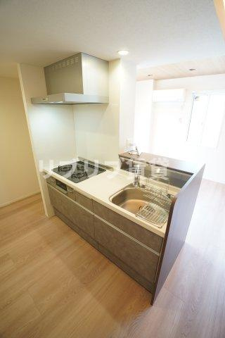 D-ROOM都賀２丁目ⅡーA棟のキッチン