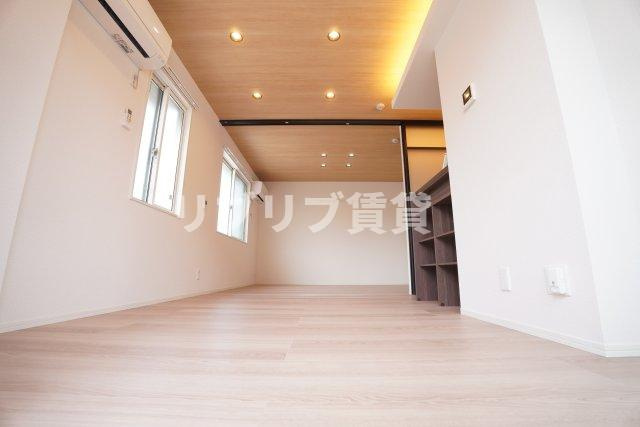 D-ROOM都賀２丁目ⅡーA棟の居間・リビング