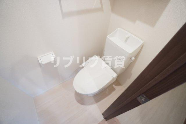D-ROOM都賀２丁目ⅡーA棟のトイレ