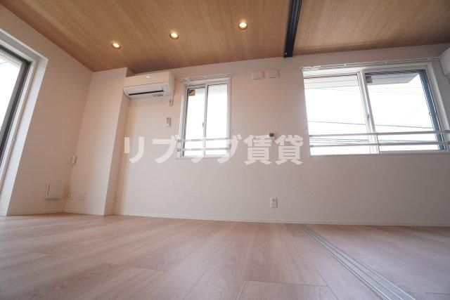 D-ROOM都賀２丁目ⅡーA棟の居間・リビング