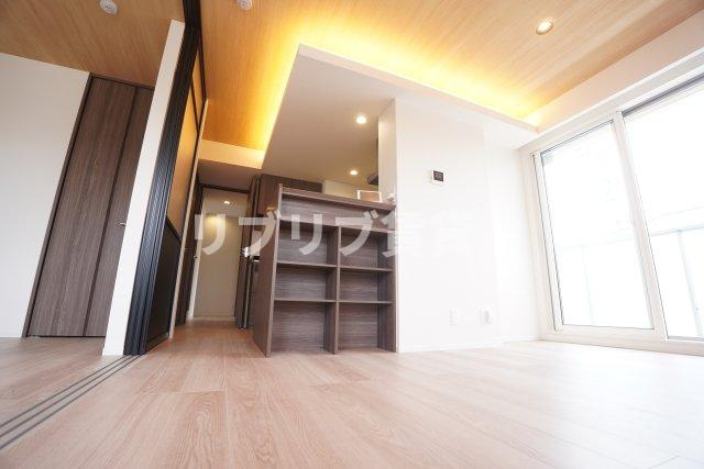 D-ROOM都賀２丁目ⅡーA棟の居間・リビング