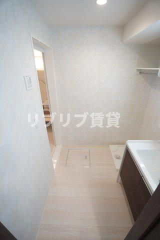 D-ROOM都賀２丁目ⅡーA棟の洗面所