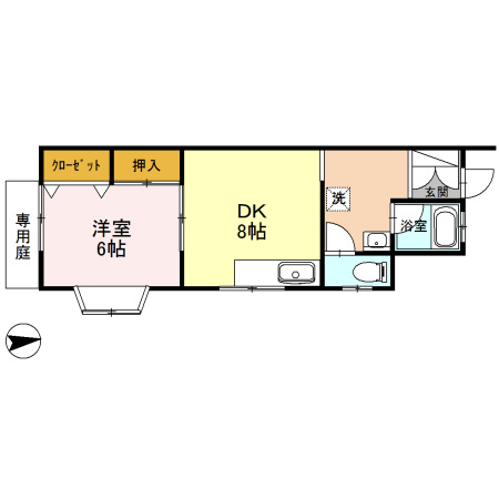 ＴＮ港南台の間取り