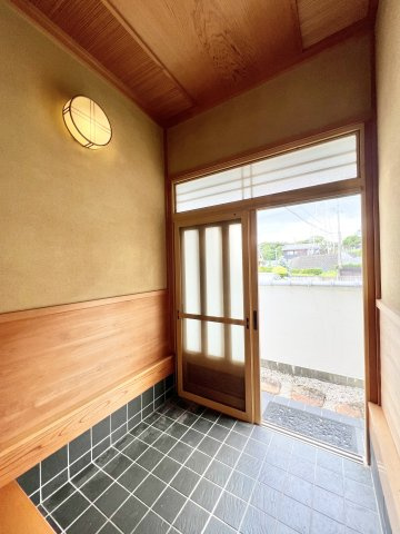 磐田市見付の玄関|和を感じさせる広々とした玄関♪