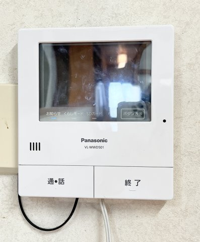 磐田市見付の防犯設備|モニター付インターホン