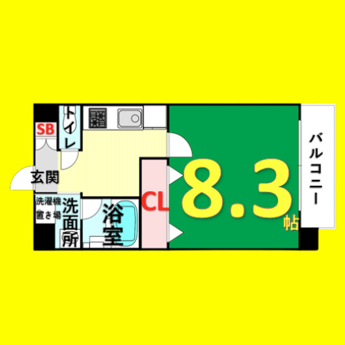 ラ　ベル　ヴィー　名古屋市賃貸　仲介手数料無料の間取り