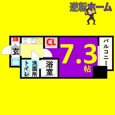 ライブコート泉の間取り