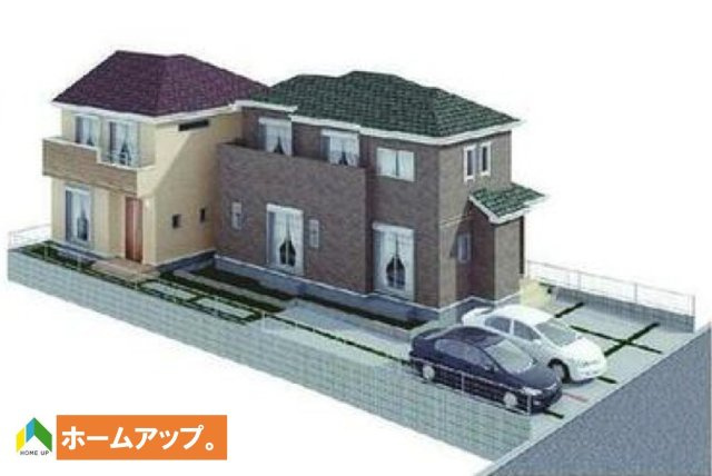 ハートフルタウン守山区上志段味9期｜名古屋市の戸建ならホームアップの外観パース