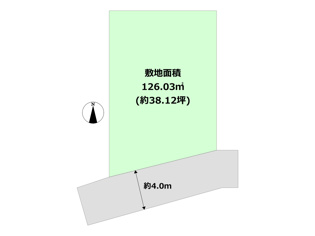 西宮市仁川町１丁目売り土地の間取り