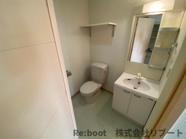 らふぃね壱番館の洗面所