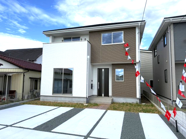 前橋市朝倉町２期　新築戸建て　1号棟の外観|外観もきれいです☆