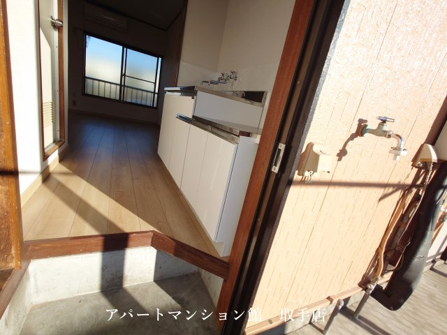 取手セントラルハイツの玄関