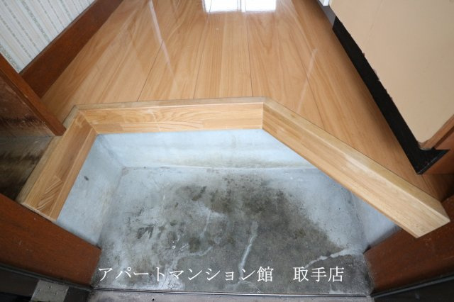 取手セントラルハイツの玄関