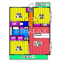 【間取り】 | ボヌールレーベンの間取り