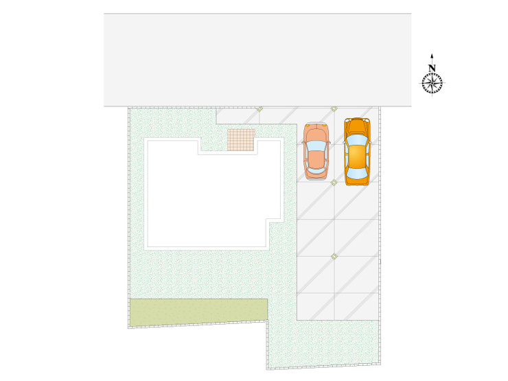 【８号棟：配置図】