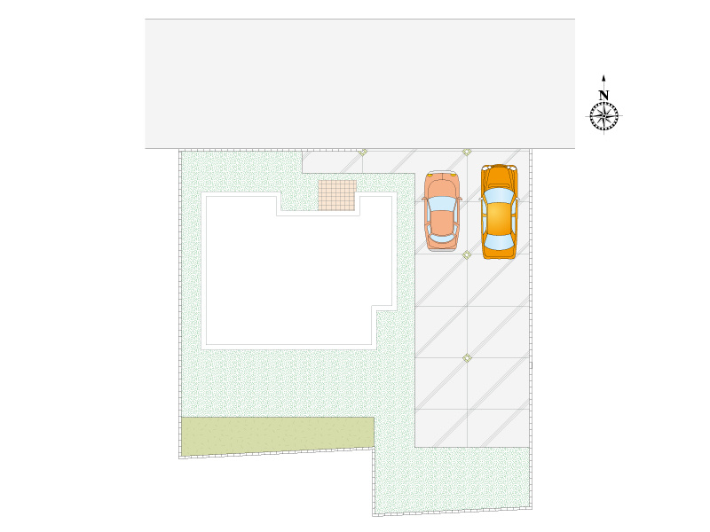 【８号棟：配置図】