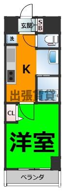 仲介手数料0円！！ラグゼナ上前津の間取り