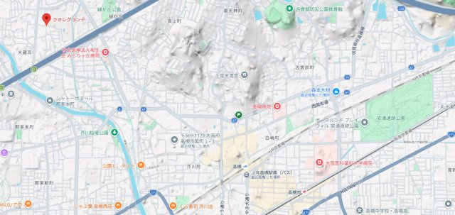 クオレグランデの地図