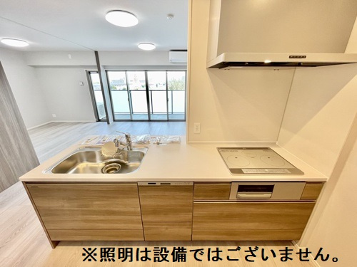熊本市東区尾ノ上４丁目の賃貸マンションのキッチン