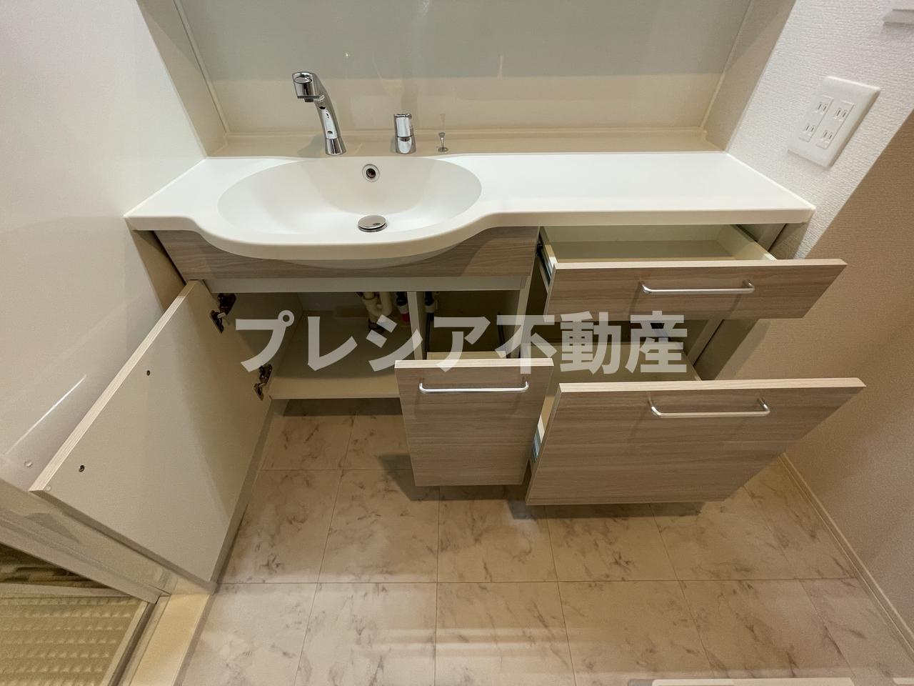 トリシア上甲子園の独立洗面台
