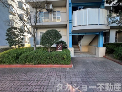 【外観】 | 検見川マリンタウン2号棟 | 外観は落ち着いています