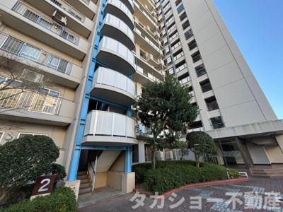 【外観】 | 検見川マリンタウン2号棟 | 外はこのようになっています