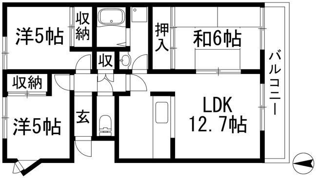 【間取り】 | グランドメゾン川西