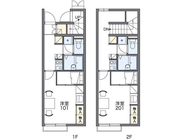 レオパレスセゾンの間取り|画像2