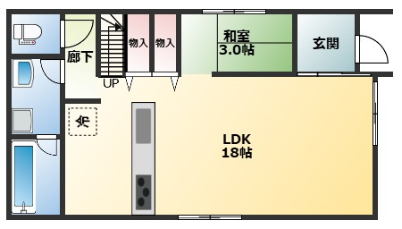 【間取り】 | 上福元町戸建て　第10-1号棟 | 1階間取りです