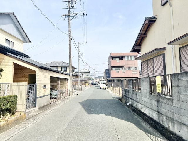 中央区中島3丁目の前面道路含む現地写真|前面道路を北に向いて撮影しました！！