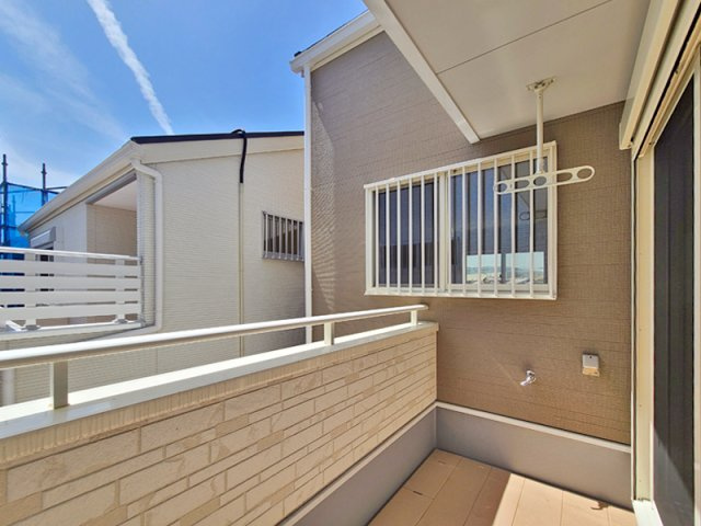 羽束師古川町【３５区画】２３号地のバルコニー