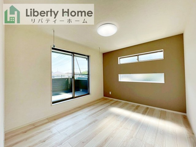 ワイウッドコート土浦市神立町第１期　新築戸建　6号棟の寝室