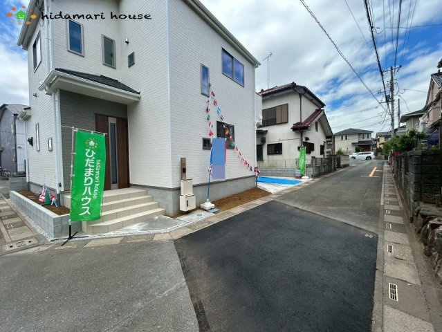 北本市中丸5丁目①　新築戸建　ハートフルタウン01の前面道路含む現地写真