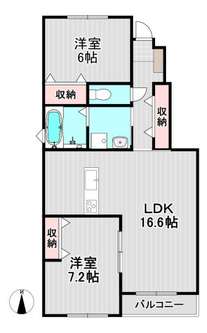 ラブーム馬場の間取り