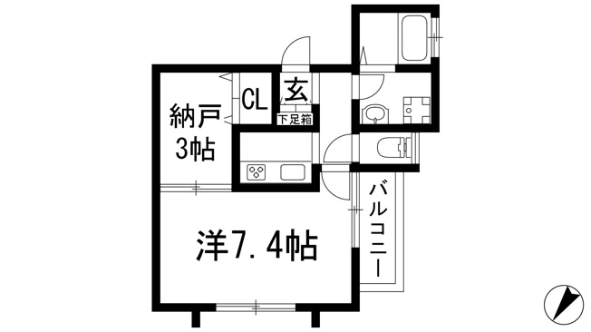 【間取り】 | クレインビル小戸