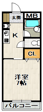ケイズキューブの間取り
